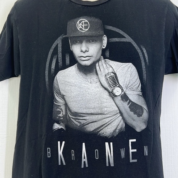 Tultex - Kane Brown Music  Live Tour Concert Graphic Black T Shirt Size Medium - Picture 3 of 10